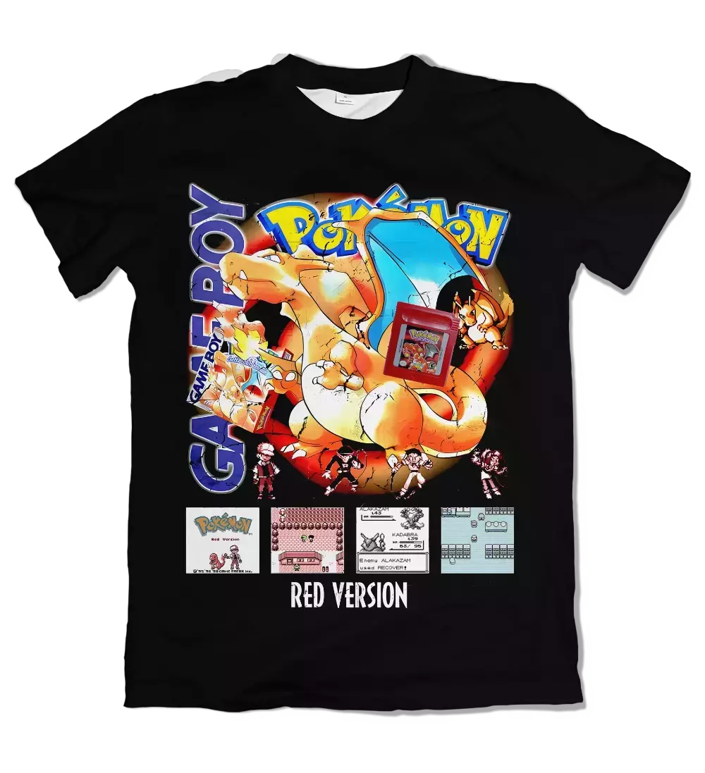 Camiseta Pokémon RED Dry-Fit Premium Unissex