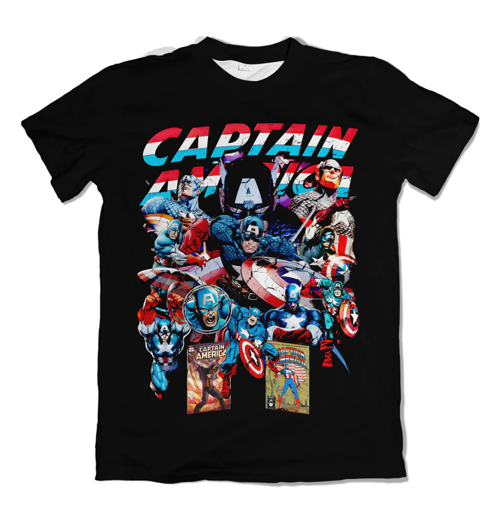 Camiseta Retrô Cap Dry-Fit Premium Unissex