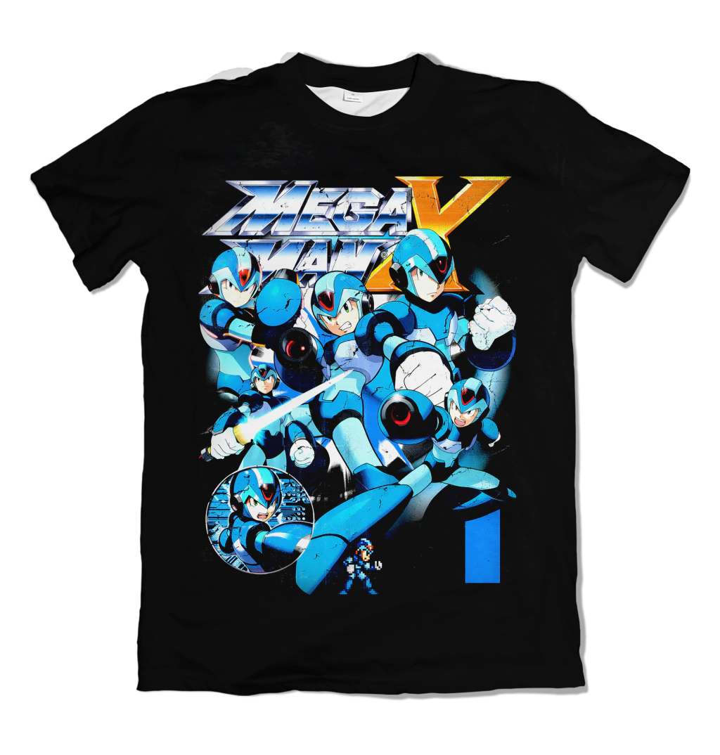 Camiseta Retrô MegaM x Dry-Fit Premium Unissex