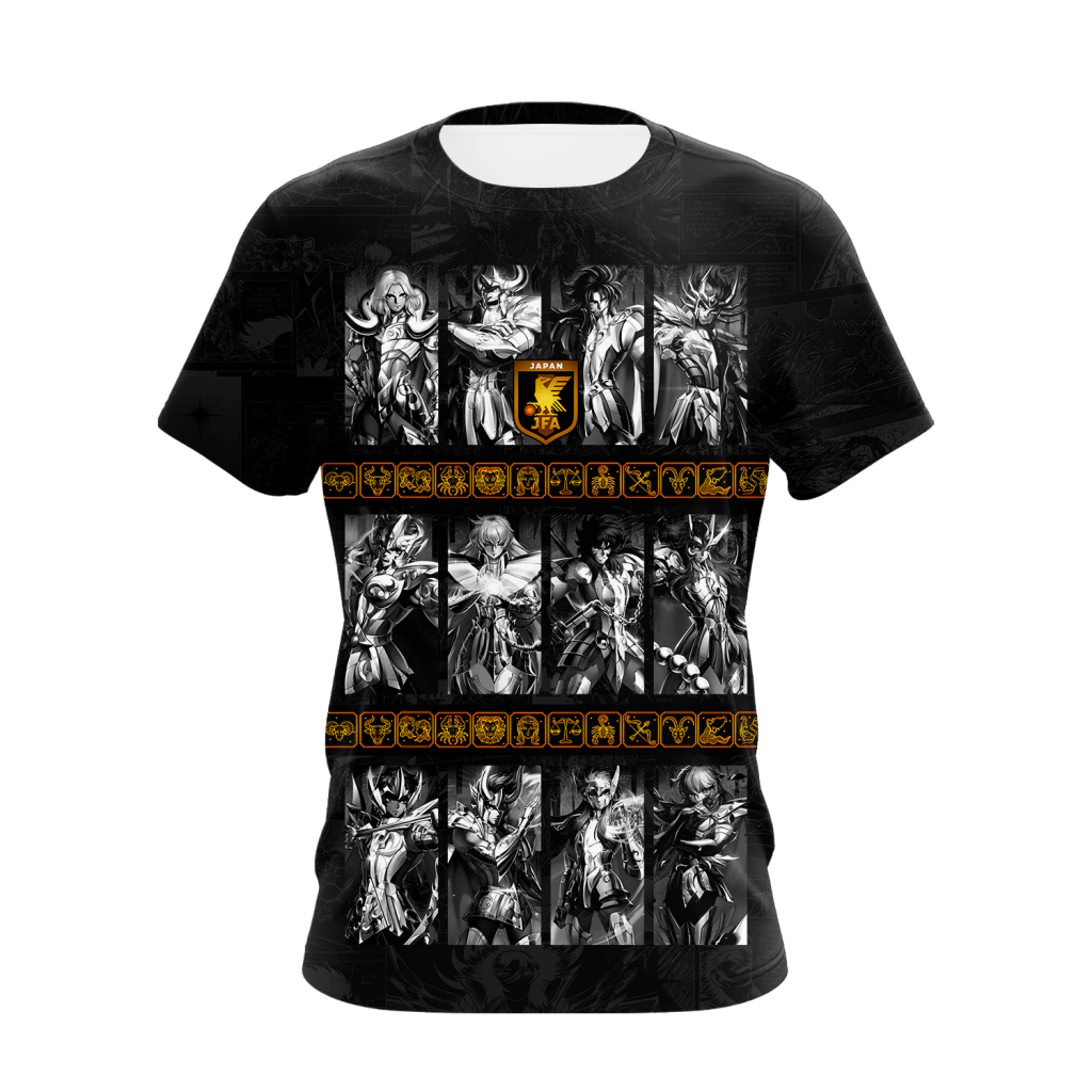 Camiseta Demon Slayer Uniforme Japão Ouro Hashiras