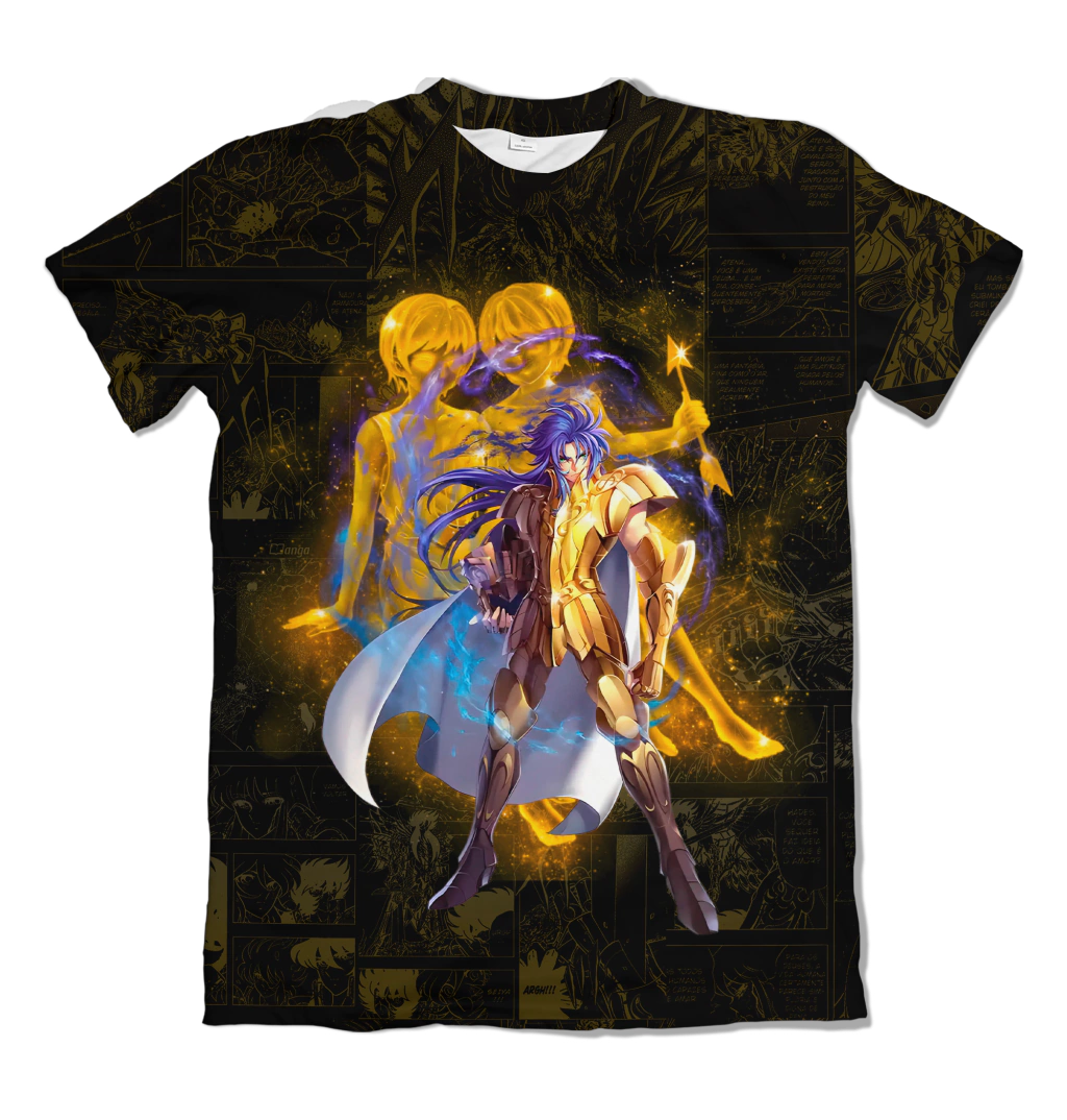 Camiseta Cavaleiros do Zodíaco Saga Dry-Fit Premium Unissex