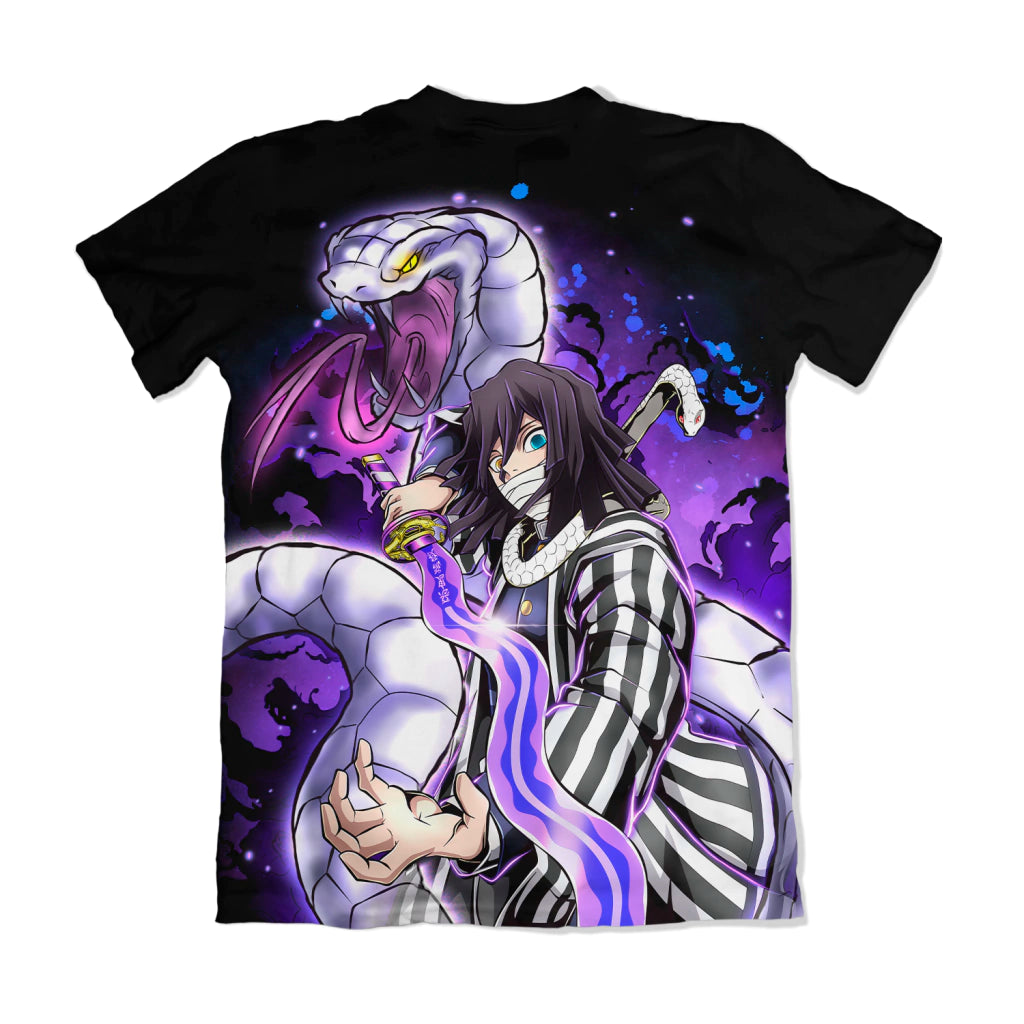 Camiseta Demon Slayer Iguro Obanai Dry-Fit Premium Unissex