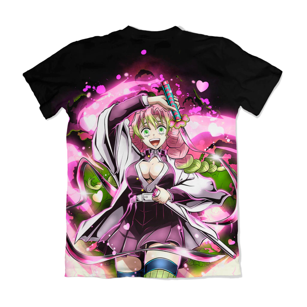 Camiseta Demon Slayer Mitsuri Kanroji Dry-Fit Premium Unissex