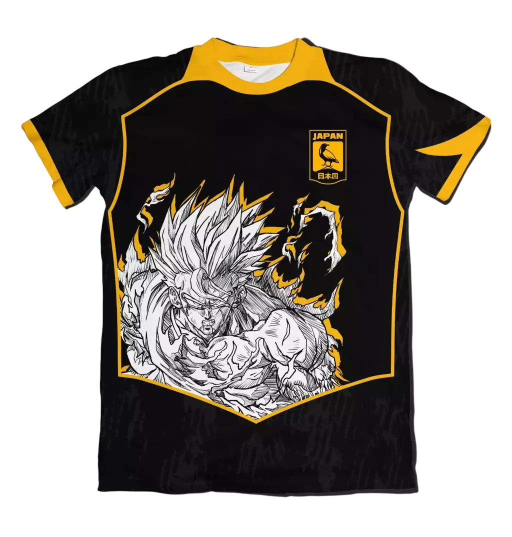 Camiseta Dragon Ball TOTAL Guerreiro Dry-Fit Premium Unissex