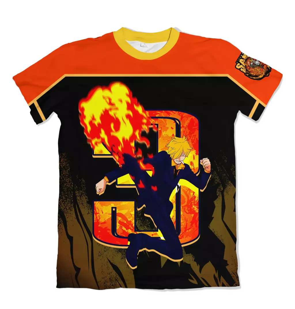 Camiseta One Piece RetroMesh Pirata 1 Dry-Fit Premium Unissex