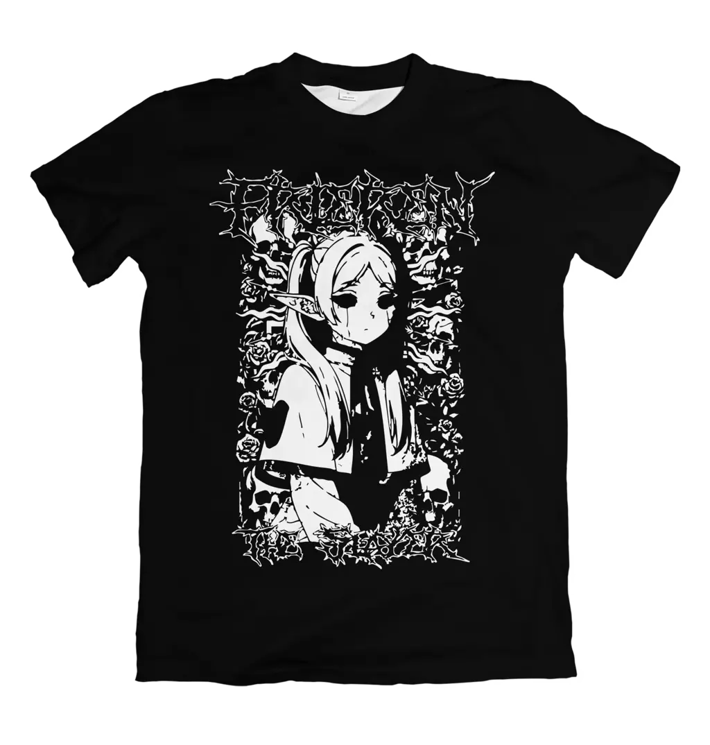 Camiseta Frieren Deathmetal Dry-Fit Premium Unissex