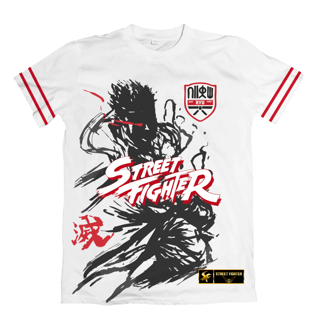 Camiseta Street Fighter Ryu Edition Dry-Fit Premium Unissex
