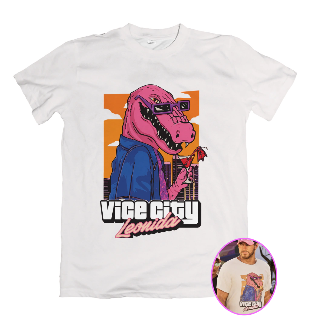 Camiseta GTA VI Vice City Leonida Dry-Fit Premium Unissex