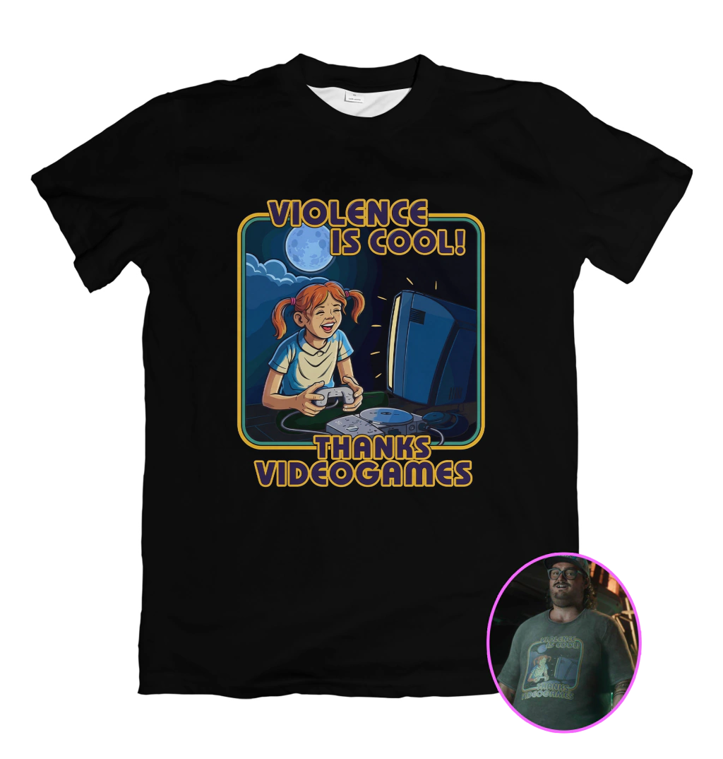 Camiseta GTA VI Violence Is Cool Dry-Fit Premium Unissex