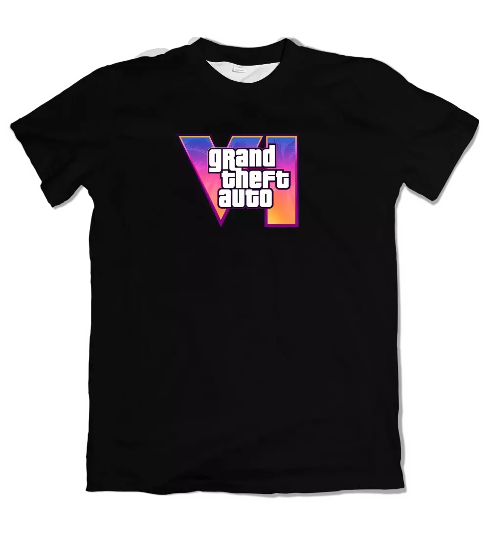 Camiseta GTA VI Logo Basica Dry-Fit Premium Unissex