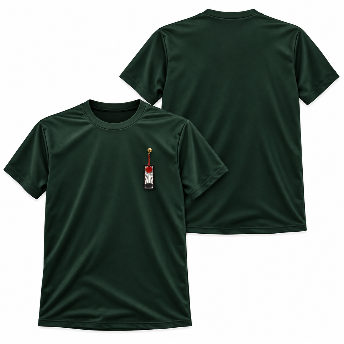 Camiseta Demon Slayer Tanjiro Brinco Hanafuda Castelo Infinito Dry-Fit Premium Unissex
