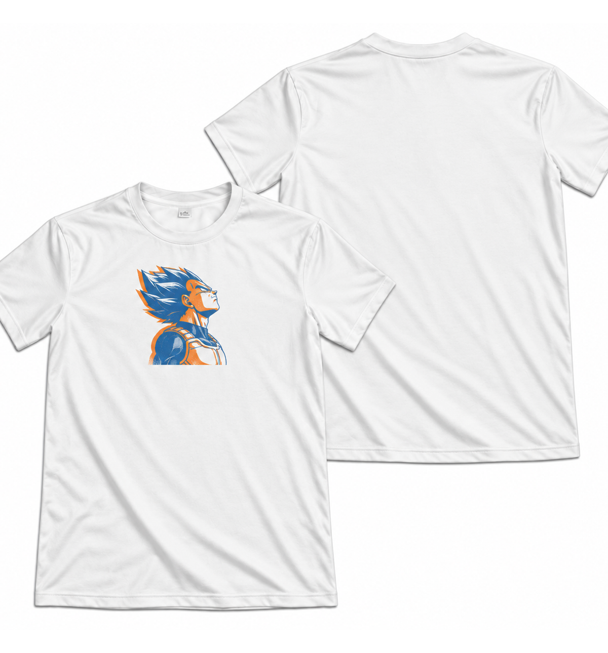 Camiseta Dragon Ball Vegeta Blue Risografia Era Beerus Dry-Fit Premium Unissex
