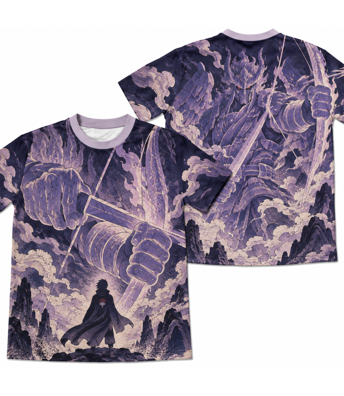Camiseta Naruto Sasuke Susanoo Chakra Dry-Fit Premium Unissex