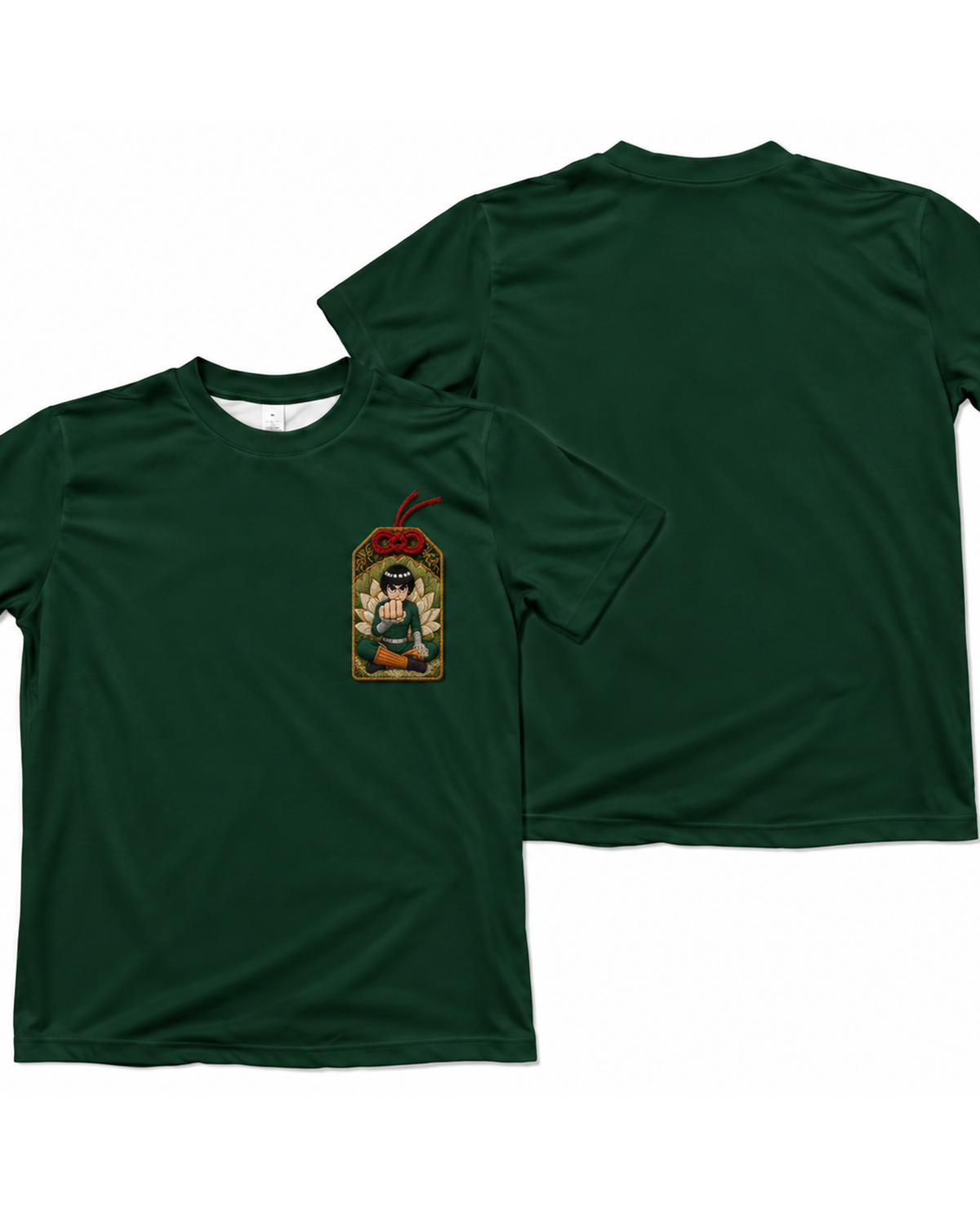 Camiseta Naruto Rock Lee Lótus Chakra Dry-Fit Premium Unissex