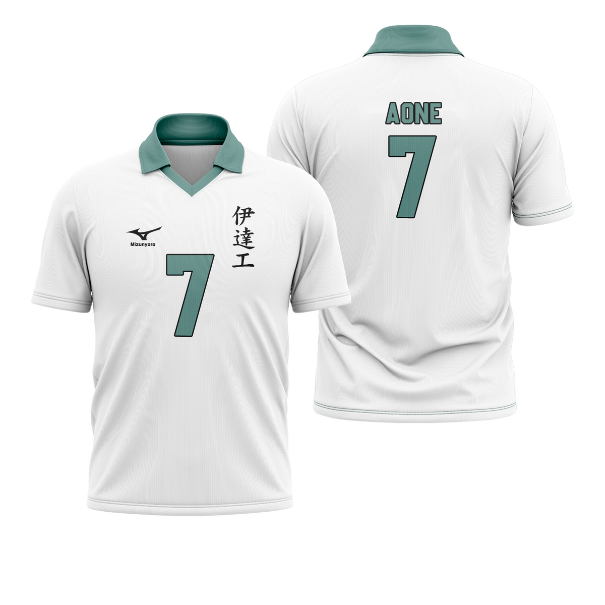 Camiseta Haikyuu Uniforme Datekou Mod 2 Dry-Fit Premium Unissex
