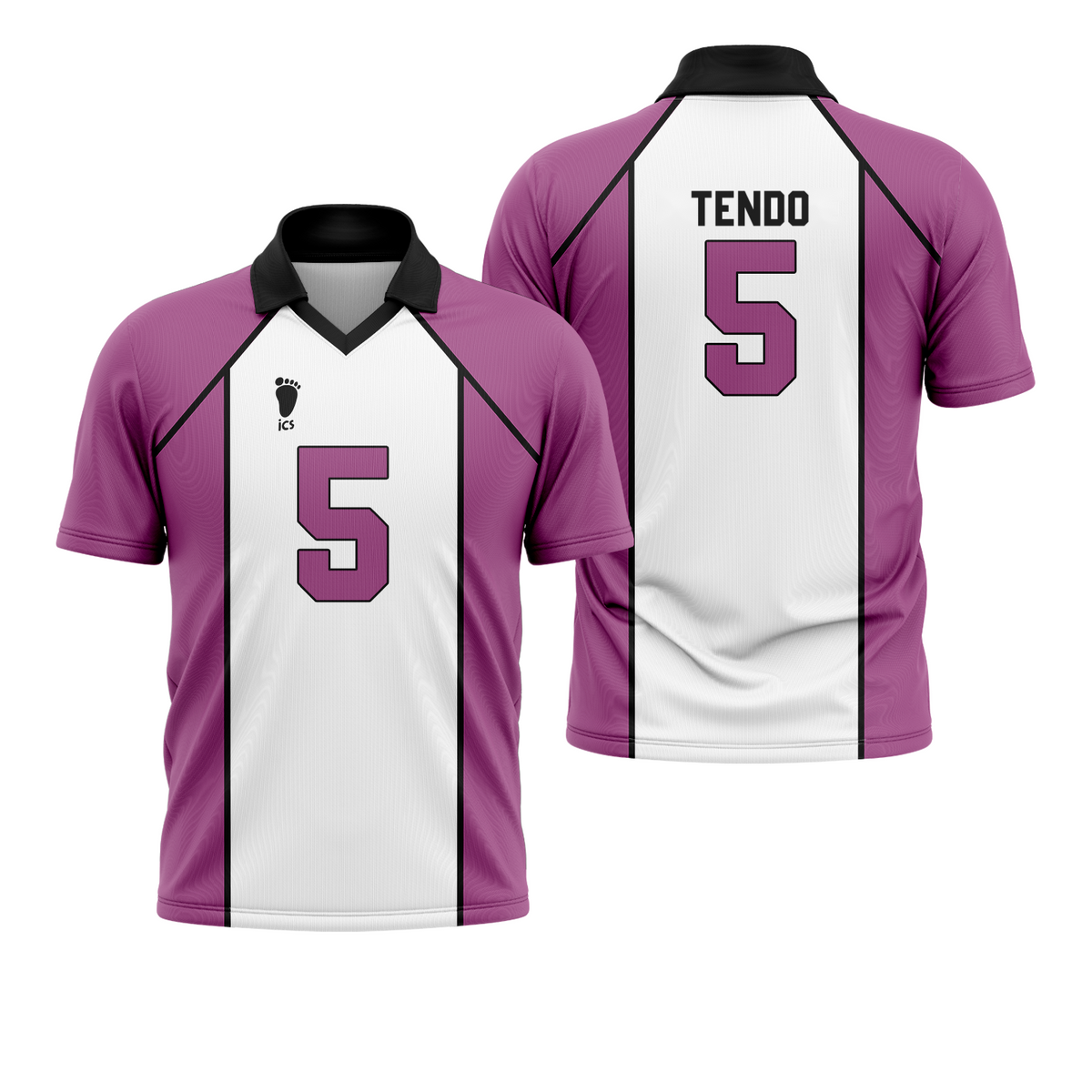Camiseta Haikyuu Uniforme Shiratorizawa Mod 2 Dry-Fit Premium Unissex
