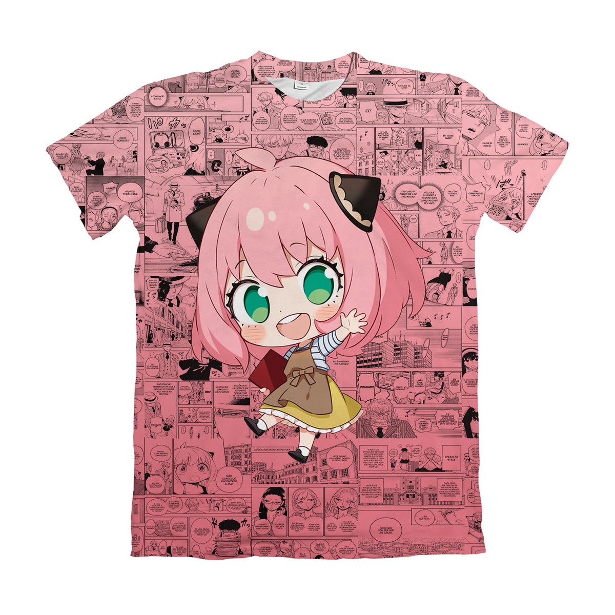Camiseta Spy x Family Anya Chibi Dry-Fit Premium Unissex