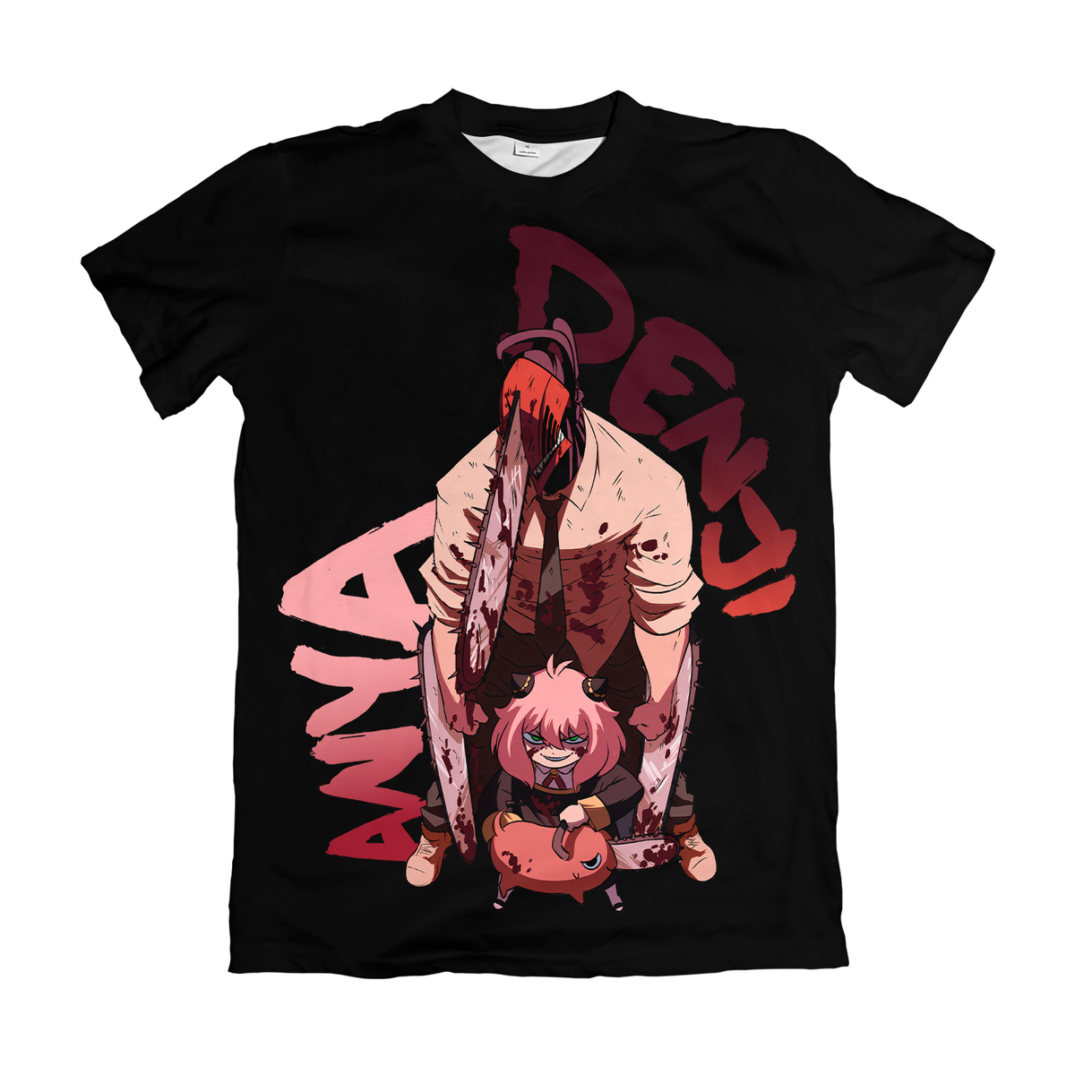 Camiseta Spy x Family Crossover Chainsaw e Spy Dry-Fit Premium Unissex