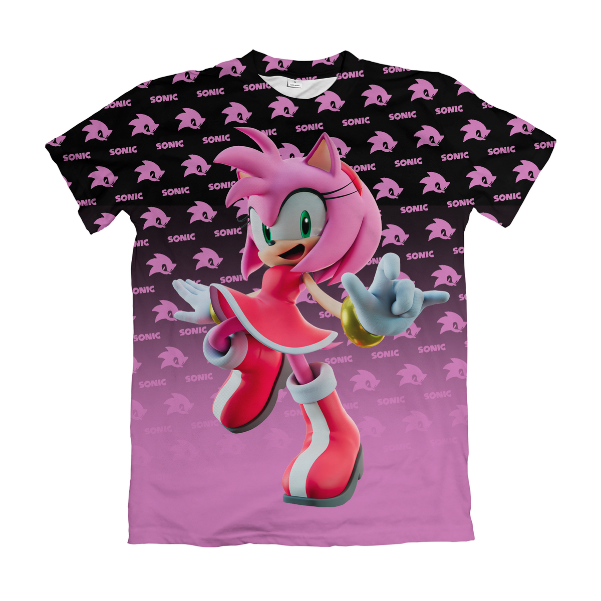 Camiseta Sonic Amy Rose Dry-Fit Premium Unissex