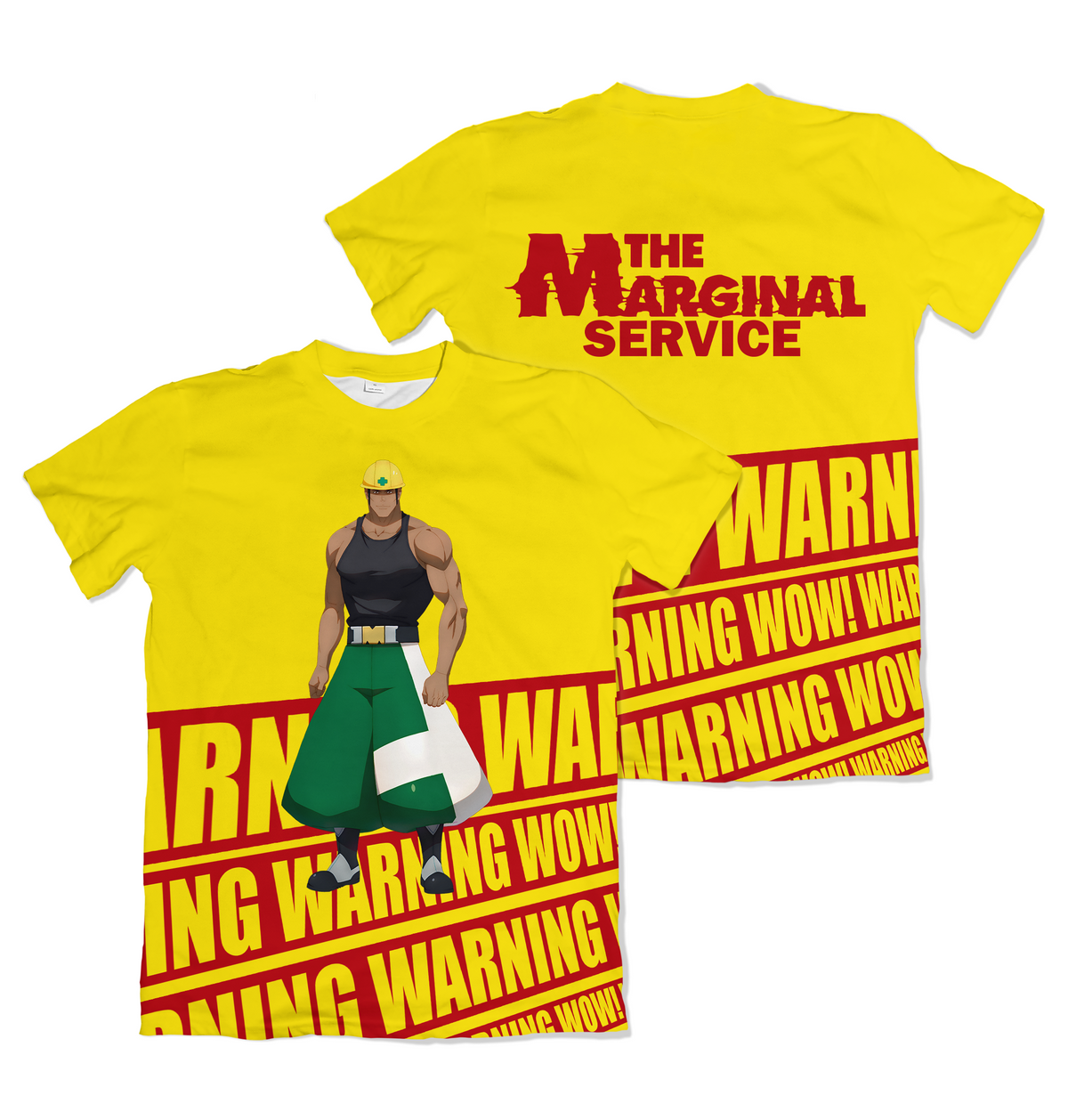 Camiseta The Marginal Service Warning Verde Dry-Fit Premium Unissex