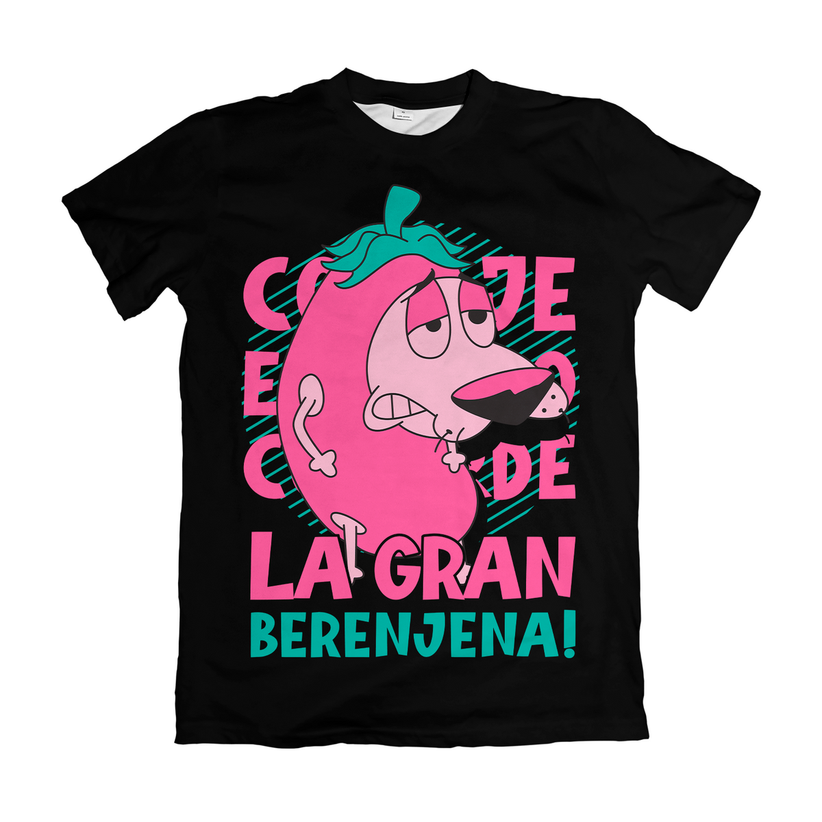 Camiseta Cartoon Coragem o Cão Covarde Dry-Fit Premium Unissex