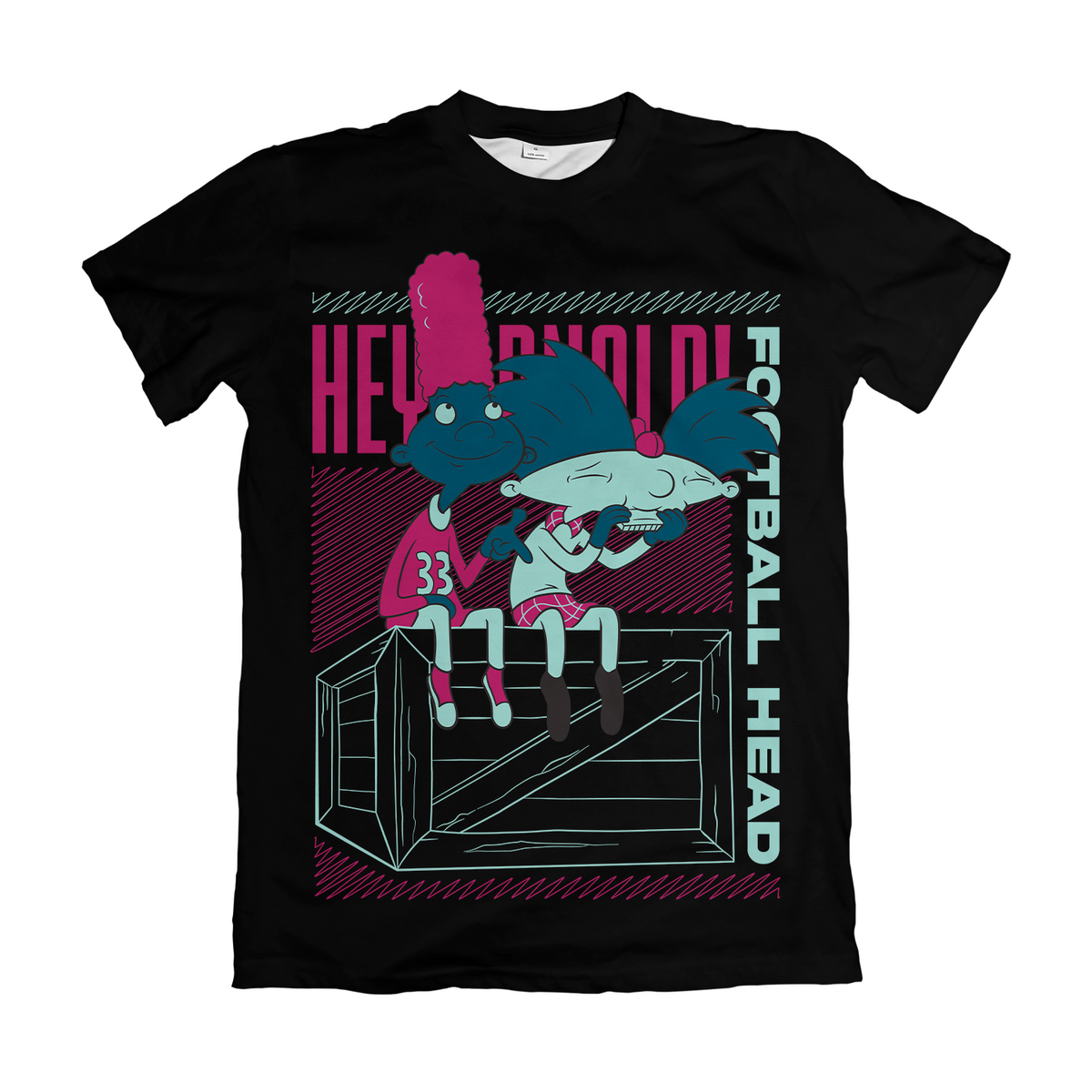 Camiseta Cartoon Hey Arnold Dry-Fit Premium Unissex
