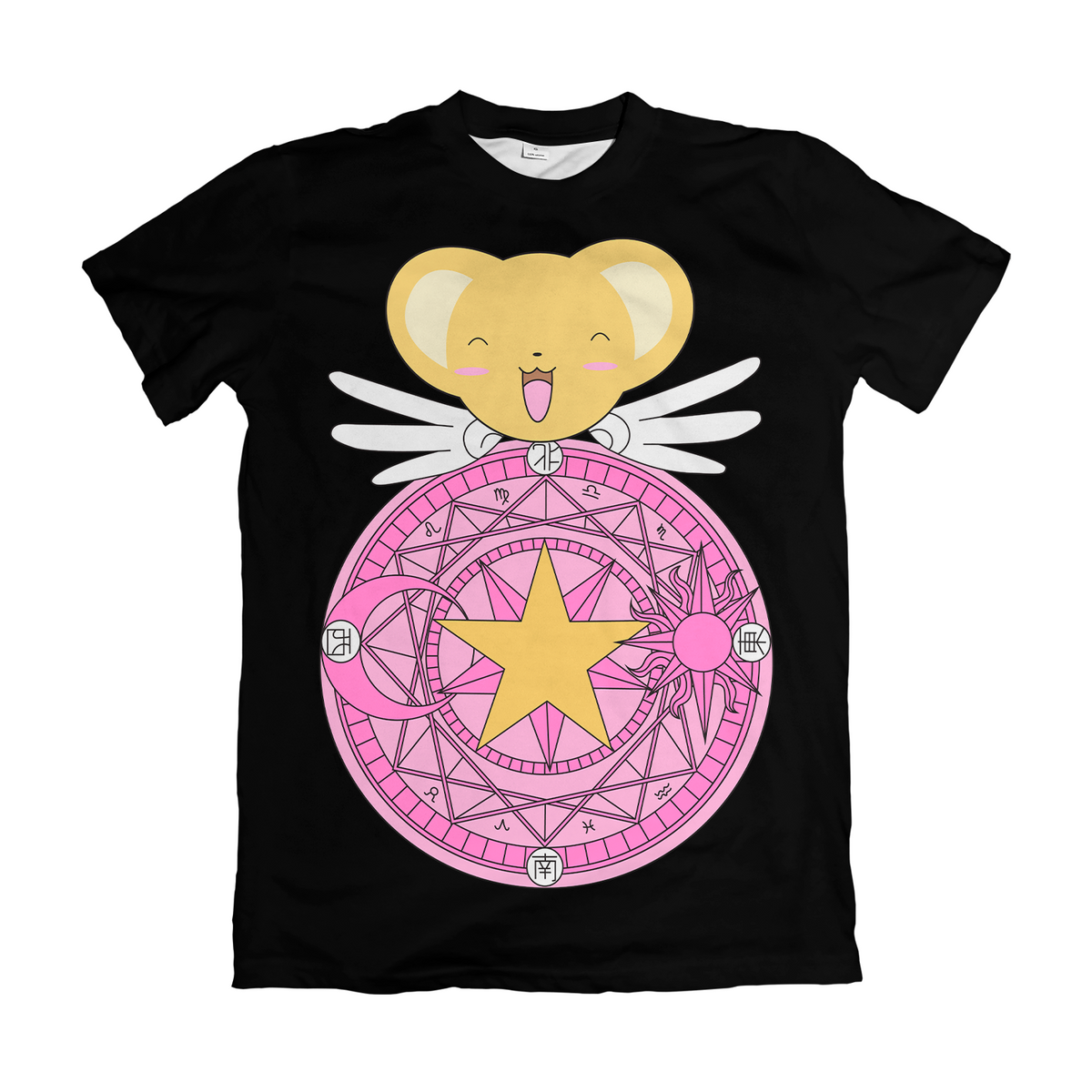 Camiseta Sakura Card Captors Kero Círculo de Clow Dry-Fit Premium Unissex
