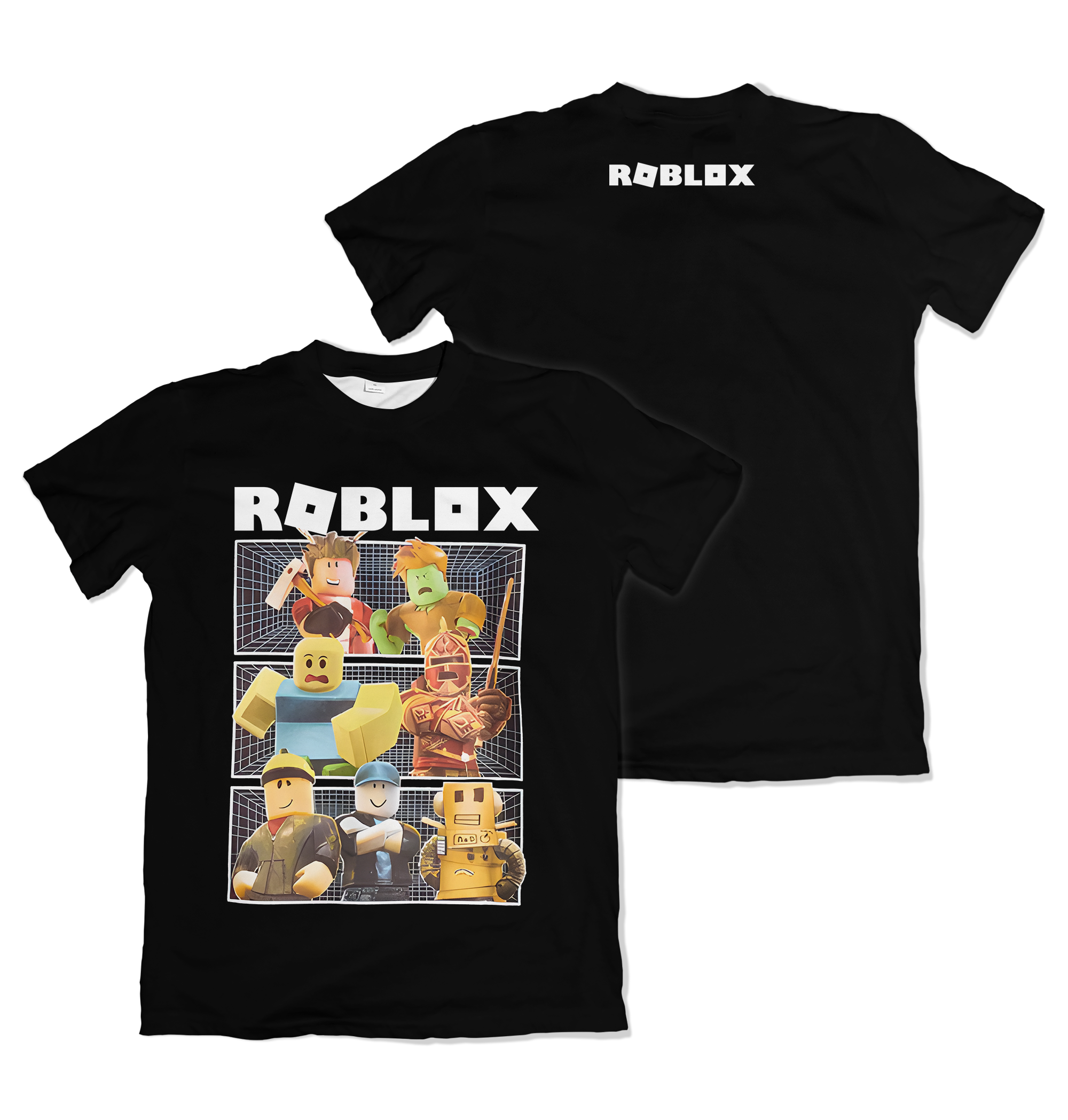 Camiseta Roblox Skins Variadas – Dry-Fit Premium Unissex | Swit Store