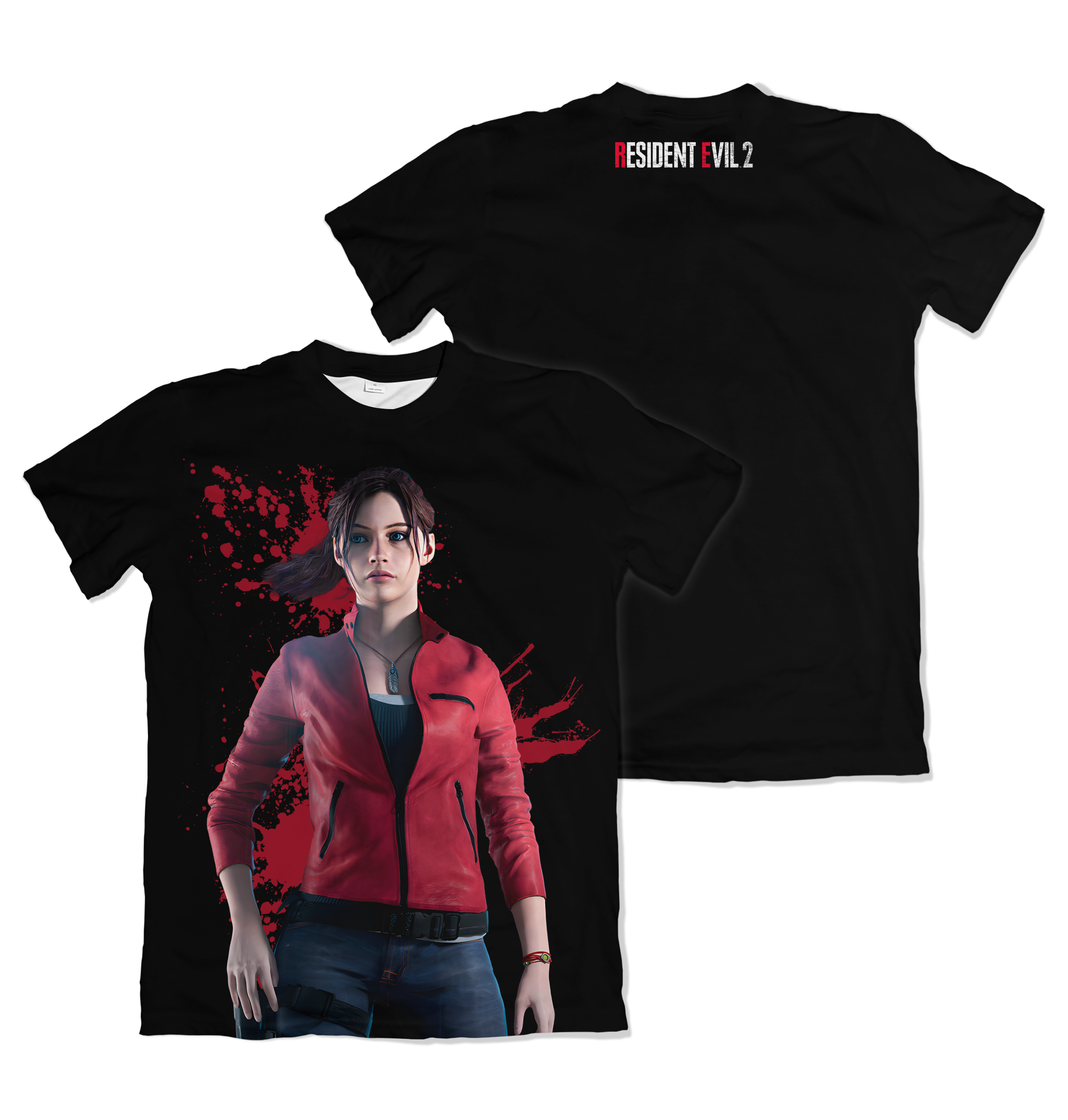 Camiseta Resident Evil Claire Redfield – Dry-Fit Premium Unissex | Swit Store