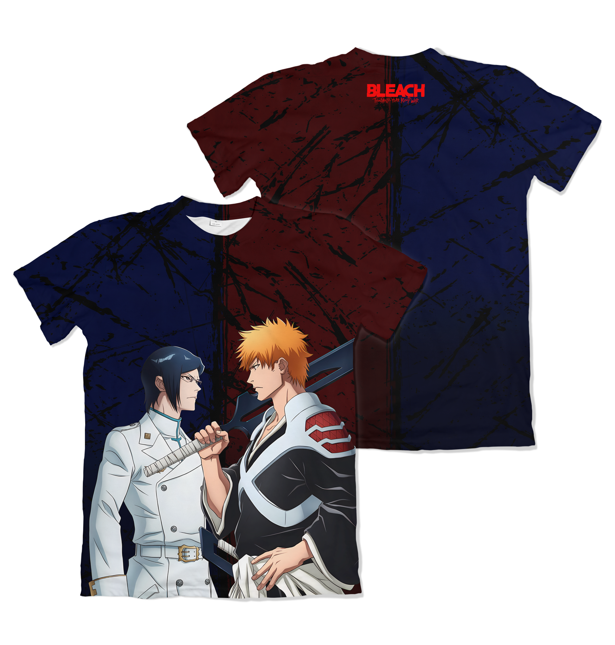 Camisa Shinigami - Azul e vermelha