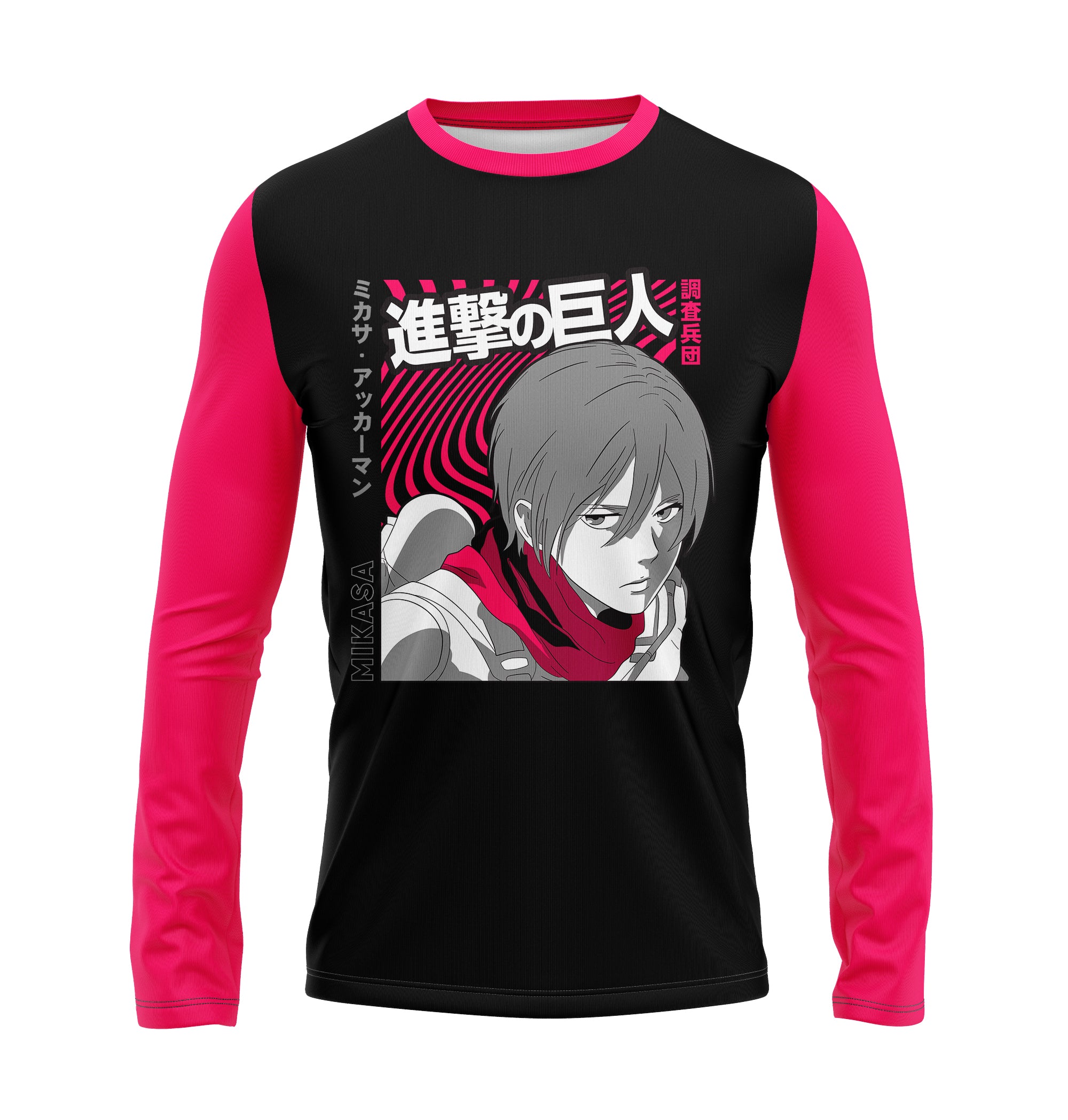 Camisa Manga Longa -  Attack on Titan - Mikasa
