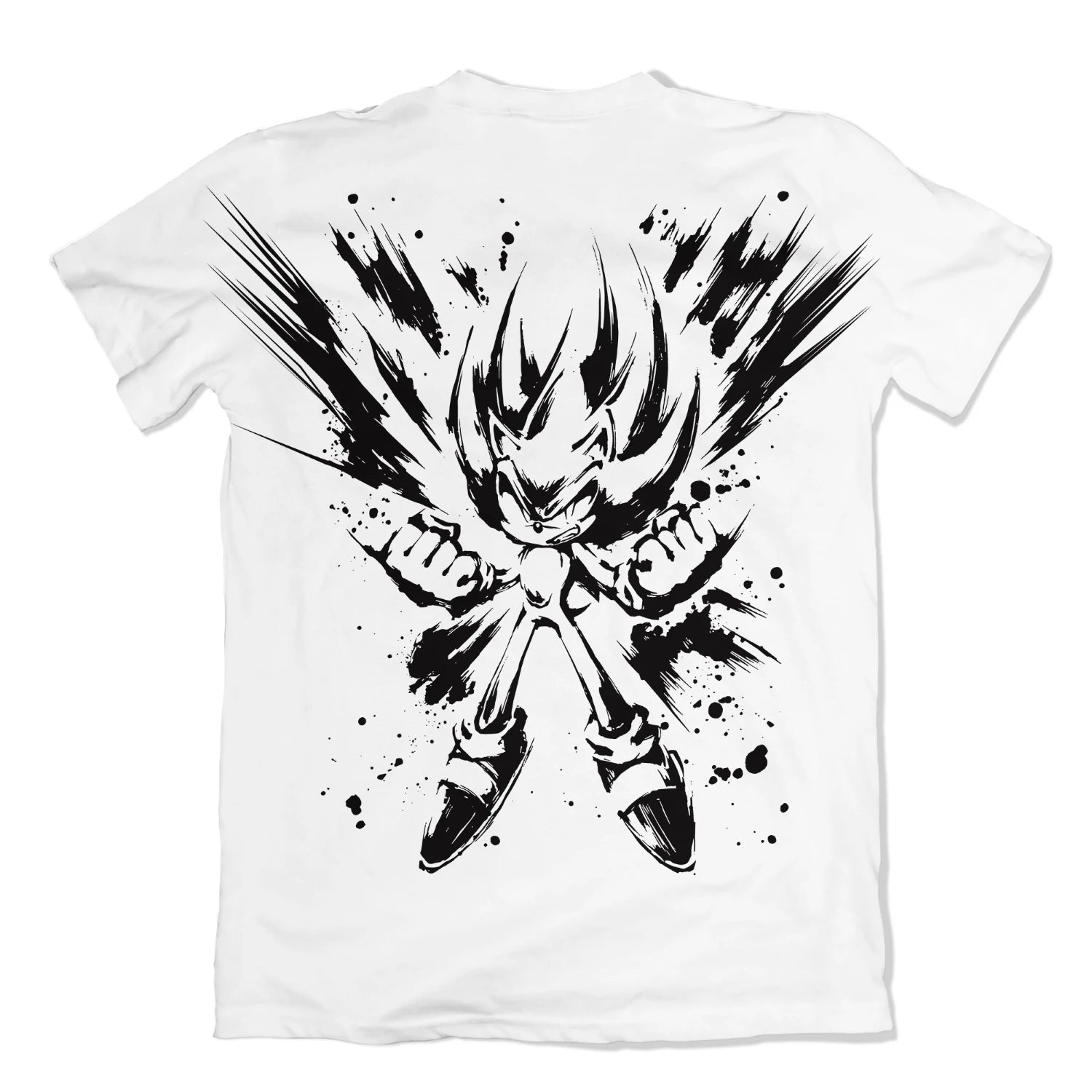 Camiseta Sonic Super Sonic Branco – Dry-Fit Premium Unissex | Swit Store