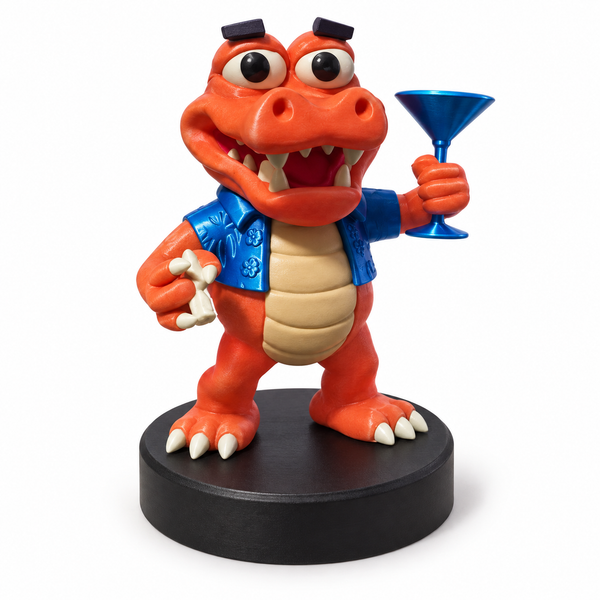 Figura Macca o Jacaré GTA VI Edição de Colecionador 3D